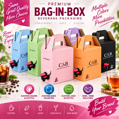 ISO認定のバッグ・イン・ボックス 食品・飲料・化学部門の液体包装に適したプラスチック直角形設計