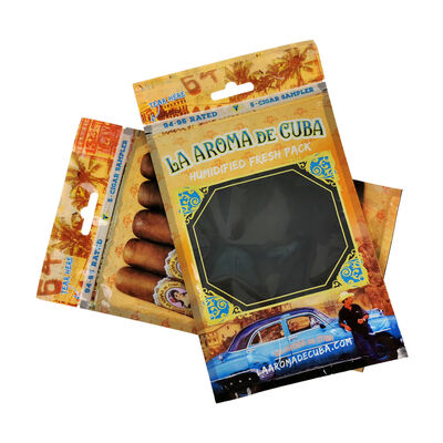 Bag Cigar Humidor Bags Volume 5 Cigars Thickness 0.09mm Perfect Solution for Keeping Cigars Fresh and Well Preserved