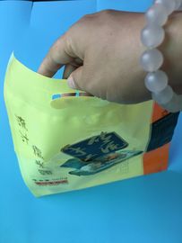 多袋を包む注文キャンデーの軽食の薬はプラスチック パッキング袋ハンガーの穴が付いているジッパー袋を薄板にした