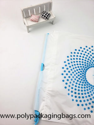 CPEは防止湿気を包むドローストリングのポリ袋のデジタル毎日の必要に着せます