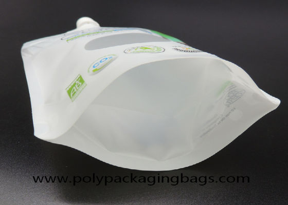 16oz 500ml ココナッツ ミルクの包装の自己吸引のノズル袋は口が付いている袋を立てます
