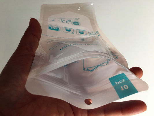 CPPのプラスチック ジッパーの袋のジップ ロック式のマスクの包装袋を印刷する使い捨て可能なグラビア印刷