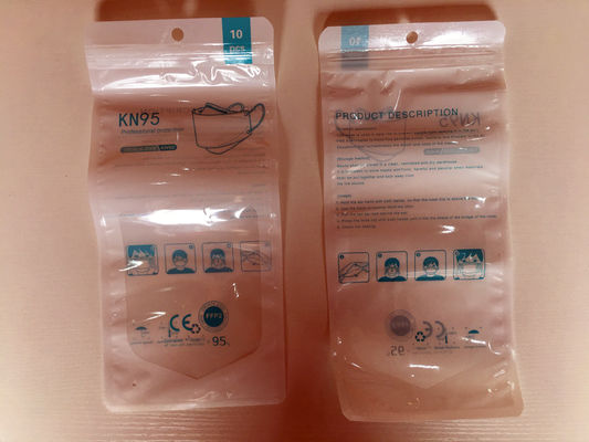 CPPのプラスチック ジッパーの袋のジップ ロック式のマスクの包装袋を印刷する使い捨て可能なグラビア印刷