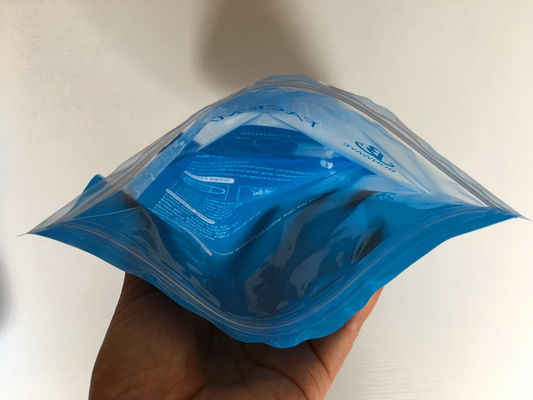 湿気防止CMYK OPPペット マスクのためのPEによって薄板にされるマスク包装袋のReselableジップ ロック式袋