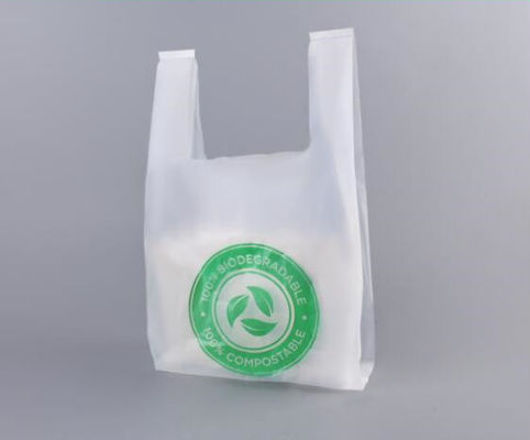 Compostable PBATのコーンスターチの印刷するFlexoは型抜きされた袋袋を買い物袋