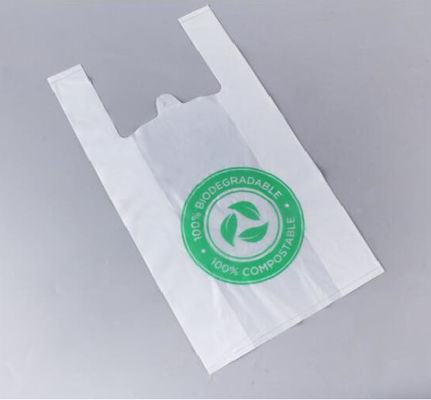 Compostable PBATのコーンスターチの印刷するFlexoは型抜きされた袋袋を買い物袋