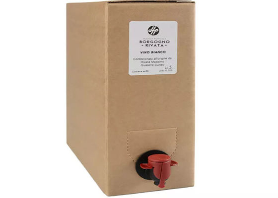 プラスチック包装の箱の無菌胸当て袋ワインの飲料のための20リットル