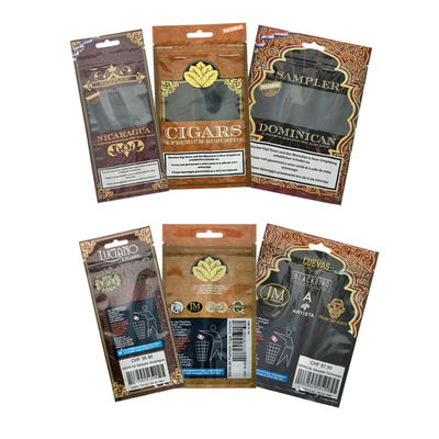 工場製 塑料 ザイパー ワイヤー 袋 葉巻 包装 煙草 保存 防水