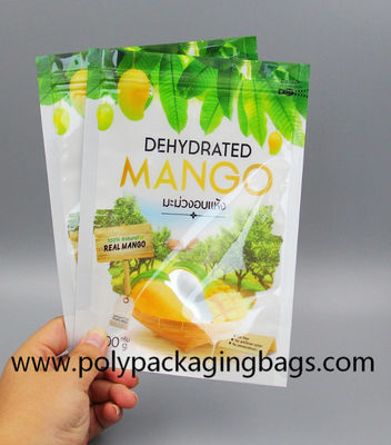 1個の側面の透明なアルミ ホイルの食糧地位袋ポリエステル プラスチック ジッパーのロックナットのドライ フルーツのパッケージ
